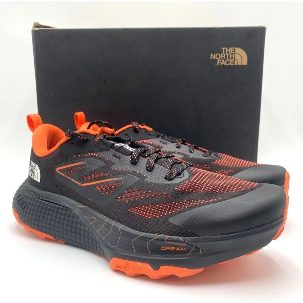 The North Face ALTAMESA Men's NEW Trail Shoe TNF Black/Solar Flare Multiple Size
